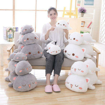 Purrfect Plush Cat Cuddle Cushion - Adorable Softness for Feline Fans - Très Elite