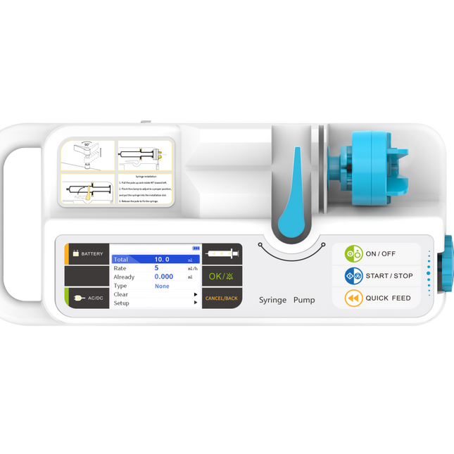 CONTEC SP950VET Syringe Pump Precise Infusion Real Time Alarm Veterinary Use