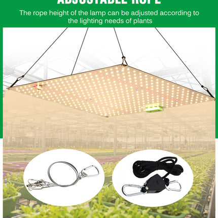Quantum Plate Plant Grow Light 120W Full Spectrum With Remote - Très Elite