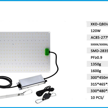 Quantum Plate Plant Fill Light Lamp 120W- Très Elite- Très Elite