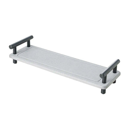 Quick Dry Stainless Steel Bathroom Sink Organizer with Soap and Sponge Holder - Très Elite