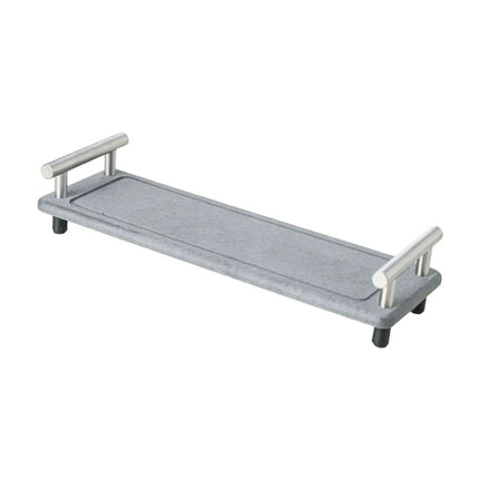 Quick Dry Stainless Steel Bathroom Sink Organizer with Soap and Sponge Holder - Très Elite