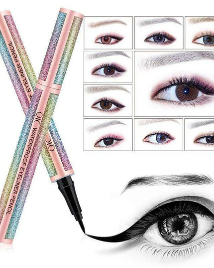 Sleek Noir Waterproof Eyeliner - Effortless Sophistication for All-Day Glamour