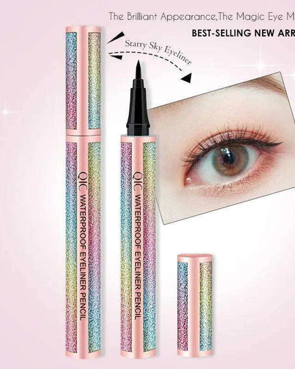 Sleek Noir Waterproof Eyeliner - Effortless Sophistication for All-Day Glamour