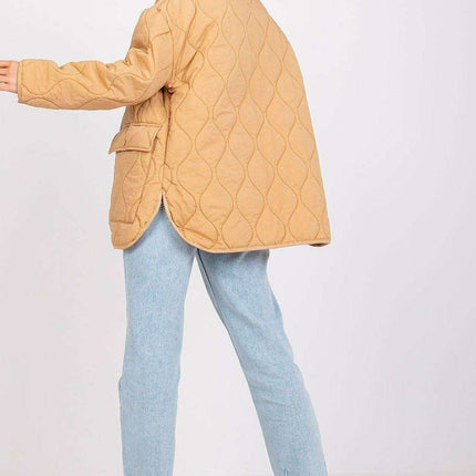 Quilted Parisian Jacket With Press Studs for Women Chic - Très Elite