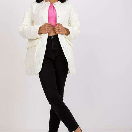 Quilted Parisian Jacket With Press Studs for Women Chic - Très Elite