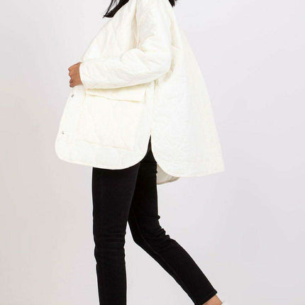 Quilted Parisian Jacket With Press Studs for Women Chic - Très Elite