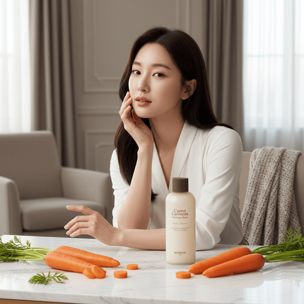 Radiance-Boosting Carrot Tonic for Glowing Skin by SKINFOOD.