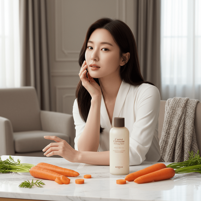 Radiance-Boosting Carrot Tonic for Glowing Skin by SKINFOOD