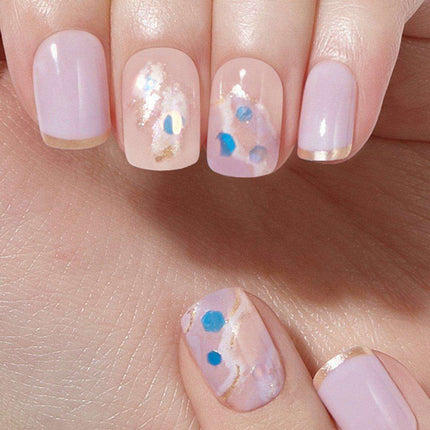 Radiant Blue Dream Nail Art Kit: Effortless Glam with Dashing Diva Magic Press Designs - Très Elite