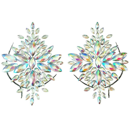 Radiant Crystal Chest Adornments: Alluring Body Accessories