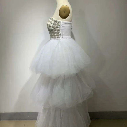 Radiant Crystal-Embellished Bodycon Maxi Dress