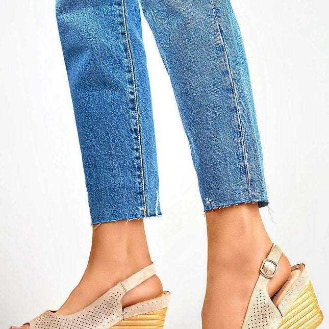 Radiant Eco-Friendly Wedge Sandals for Summer Elegance - Très Elite