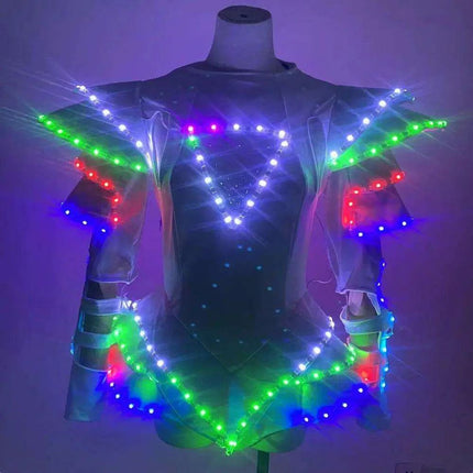 Radiant Glow LED Performance Leotard - Dazzling Dancewear - Très Elite