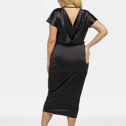 Radiant Nighttime Charm Plus Size Dress - Très Elite