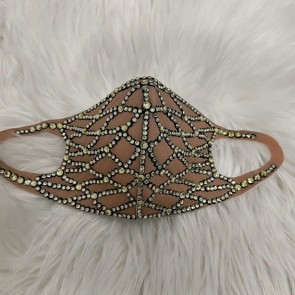 Radiant Rhinestone Evening Mask: Your Ultimate Glamour Accessory