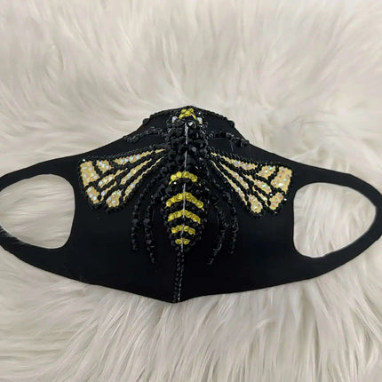 Radiant Rhinestone Evening Mask: Your Ultimate Glamour Accessory - Très Elite