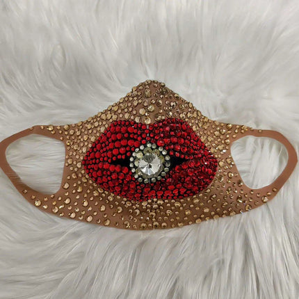 Radiant Rhinestone Evening Mask: Your Ultimate Glamour Accessory