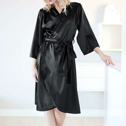 Radiant Satin Chemise with Chic Radial Pleats - Opulent Negligee by Kalimo - Très Elite