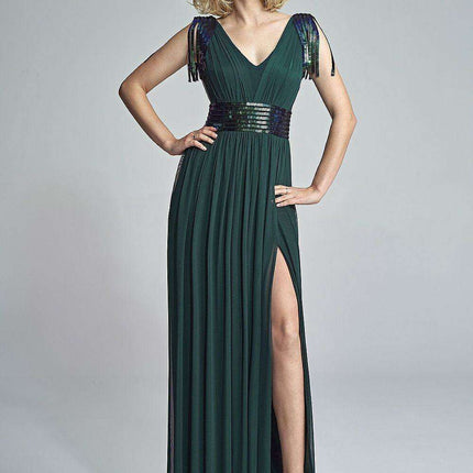 Radiant Sequin-Embellished Evening Dress - Marselini - Très Elite