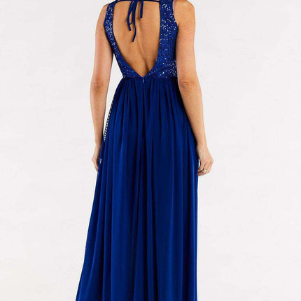 Radiant Sequin-Embellished Mesh Gala Dress - Très Elite
