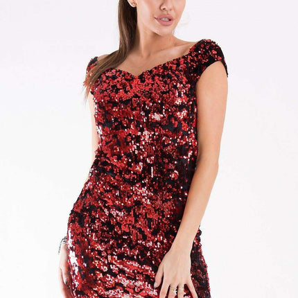 Radiant Sequined Glam Mini Dress - YourNewStyle - Très Elite