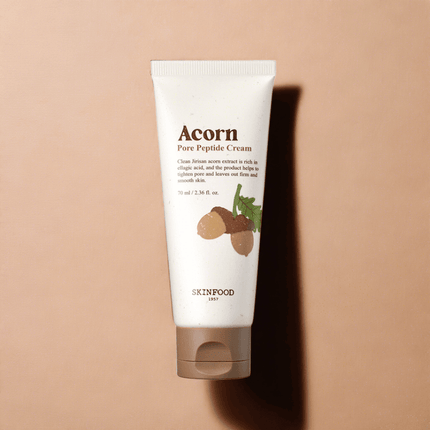 Radiant Youth: Jirisan Acorn Peptide Cream for Refined Pores.