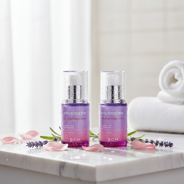 Radiant Youth Skincare Duo: BIO HEAL BOH Probioderm Collagen Serum Bundle for Glowing Skin