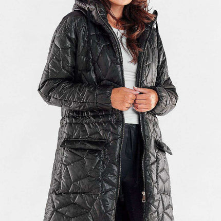 Rainy Day Quilted Jacket - Stylish Waterproof Coat for Unpredictable Weather - Très Elite