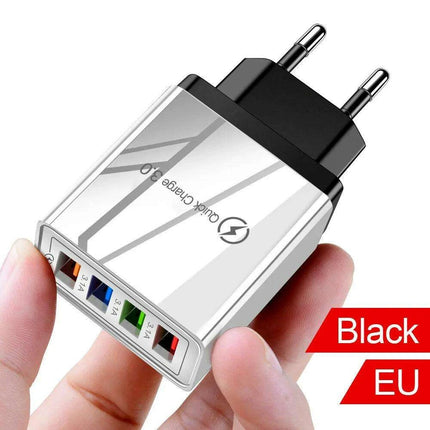 Rapid Charge USB Wall Adapter for iPhone, Samsung, Xiaomi, and Huawei - Maximize Your Charging Speed - Très Elite