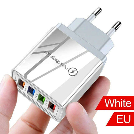 Rapid Charge USB Wall Adapter for iPhone, Samsung, Xiaomi, and Huawei - Maximize Your Charging Speed - Très Elite