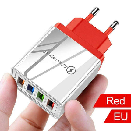 Rapid Charge USB Wall Adapter for iPhone, Samsung, Xiaomi, and Huawei - Maximize Your Charging Speed - Très Elite