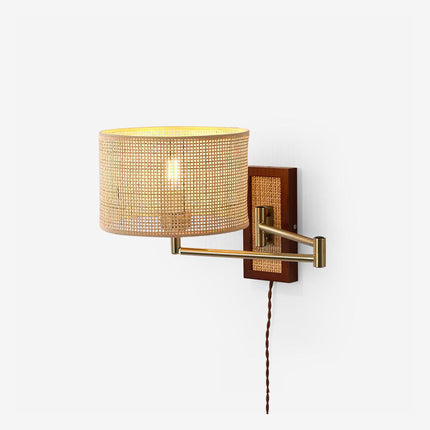 Rattan Art Wall Lamp