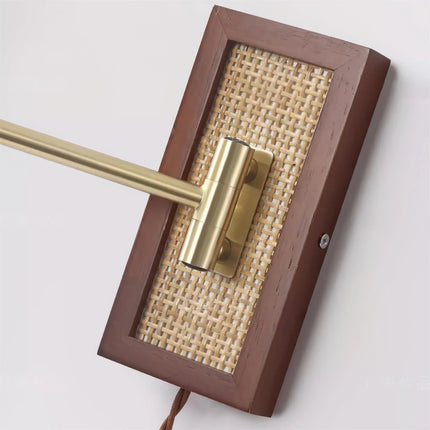 Rattan Art Wall Lamp
