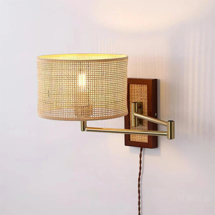 Rattan Art Wall Lamp