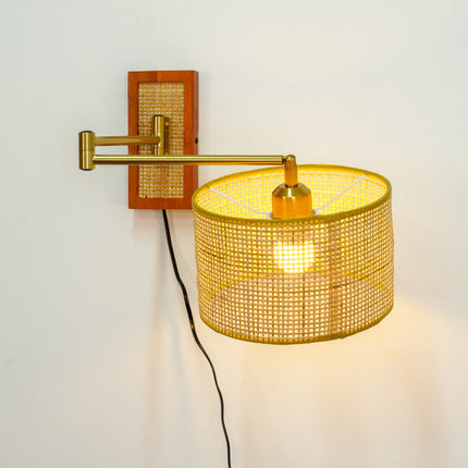 Rattan Art Wall Lamp