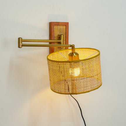 Rattan Art Wall Lamp