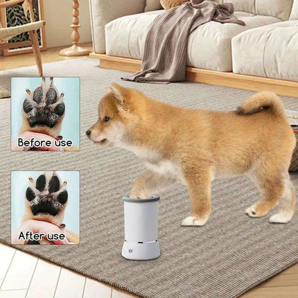 Rechargeable Electric Paw Cleaning Device for Dogs and Cats with Massage Feature - Très Elite