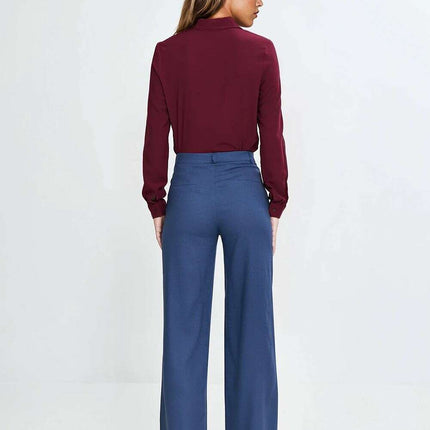 Red Long Sleeve Shirt for Women Model 211800 Viscose Fabric - Très Elite