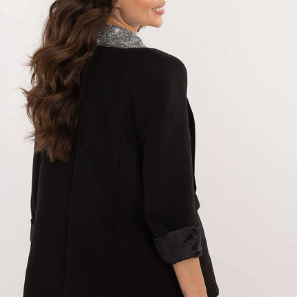 Red Womens Formal Jacket Model 203330 Elegant Silhouette - Très Elite