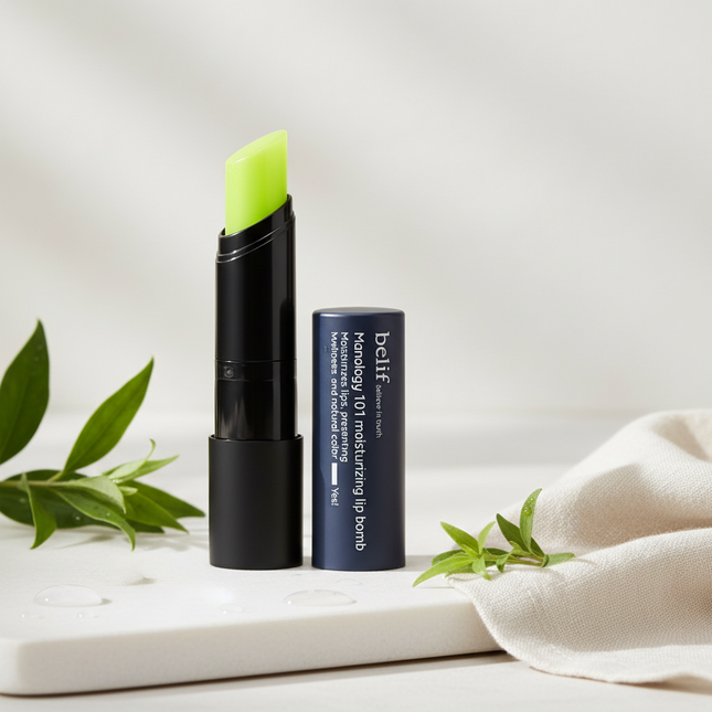 Refreshing Mint Lip Balm: Nourishing Treatment with Subtle Color and Cooling Blast