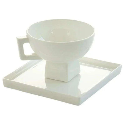 Regal Elegance: Medieval Red Bone China Tea Cup Collection - Très Elite
