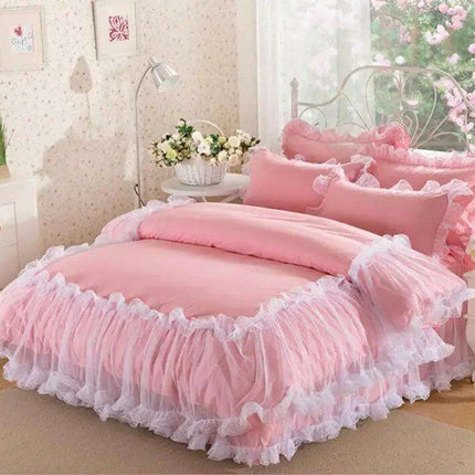 Regal Lace Luxury Bedding Set - Available in Various Sizes - Très Elite
