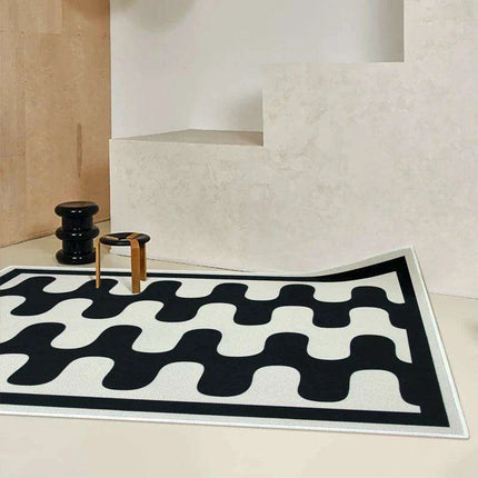 Regal Ruby Luxe Checkerboard Area Rug..