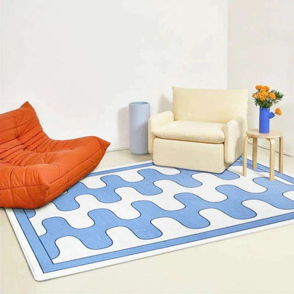 Regal Ruby Luxe Checkerboard Area Rug - Très Elite