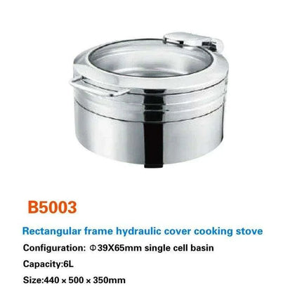 Regal Stainless Steel Chafing Dish Set with Hydraulic Warmer and Hot-Water Container- Très Elite- Très Elite