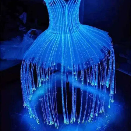 Remote-Controlled Color-Changing LED Ballet Skirt - Customizable Dancewear for Stunning Performances - Très Elite