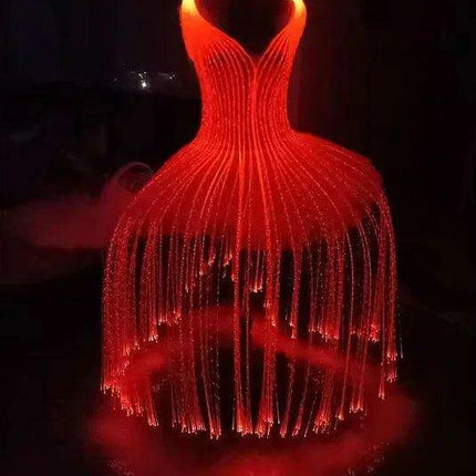 Remote-Controlled Color-Changing LED Ballet Skirt - Customizable Dancewear for Stunning Performances - Très Elite