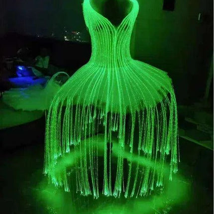 Remote-Controlled Color-Changing LED Ballet Skirt - Customizable Dancewear for Stunning Performances - Très Elite