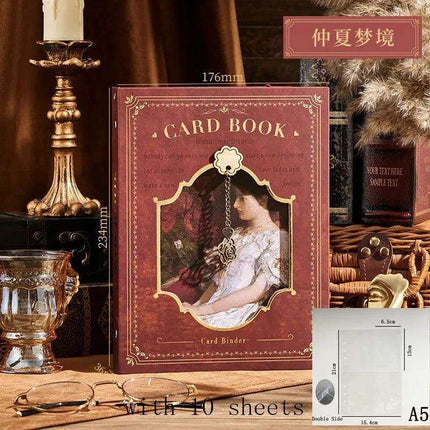 Retro 3D Kpop Memory Vault | A5 Elegant Card Holder Album. retro-3d-kpop-memory-vault-a5-elegant-card-holder-album Office Products›Office & School Supplies›Notebooks & Writing Pads›Spiral Notebooks